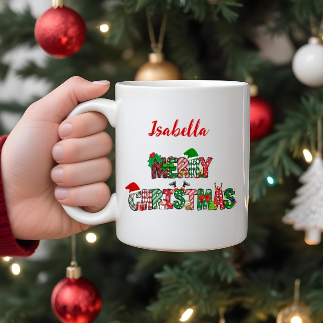 Customizable Merry Christmas Mug (Creator Uploaded)