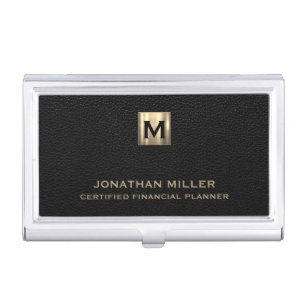 Customizable Metal Business Card Case