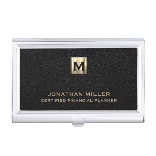 Customizable Metal Business Card Case (Front)