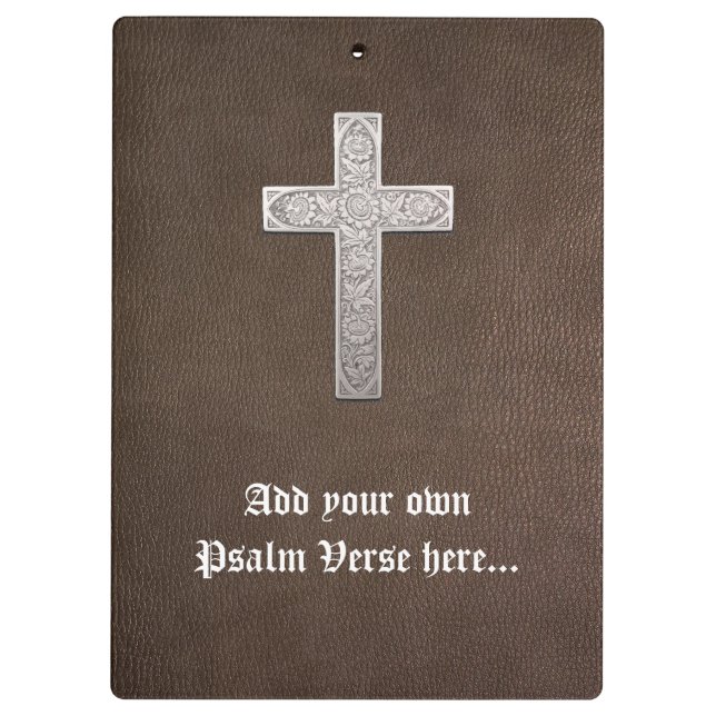 Customizable Metal Cross Clipboard (Back)