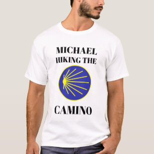 Customizable "Michael Hiking the Camino" T-Shirt
