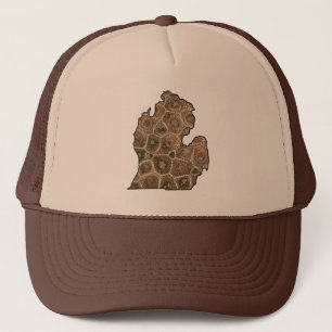 Customizable - Michigan Petoskey Trucker Hat