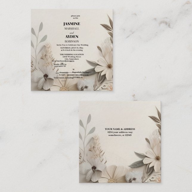 Customizable Milestone Celebration Cards (Front/Back)