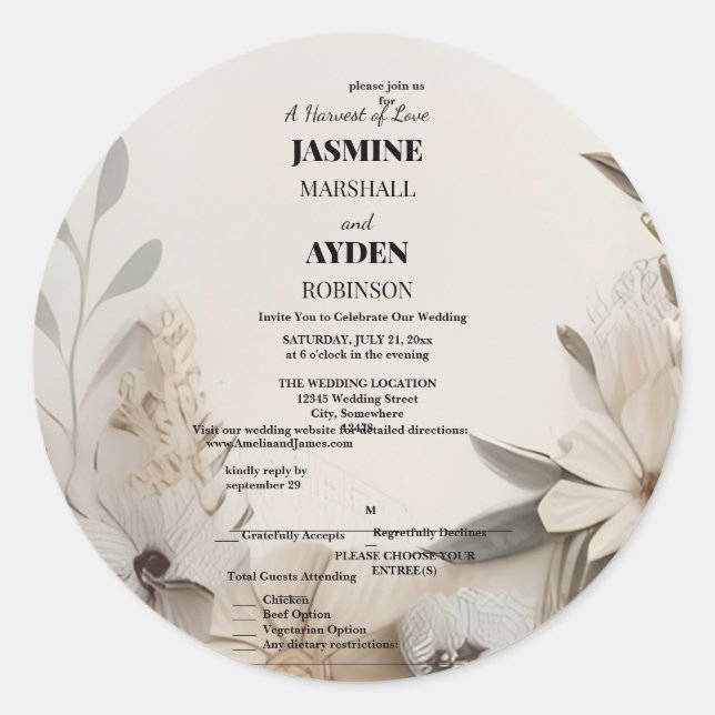 Customizable Milestone Celebration Cards Classic Round Sticker (Front)