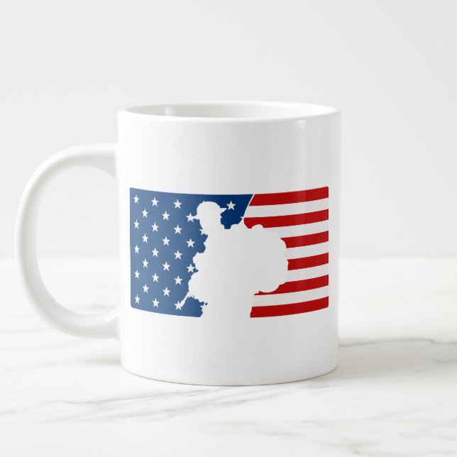 Customizable MILPRO 2 Giant Coffee Mug (Left)