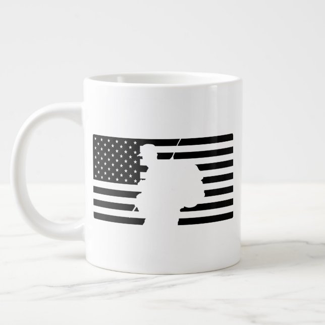 Customizable MILPRO 3 Giant Coffee Mug (Left)