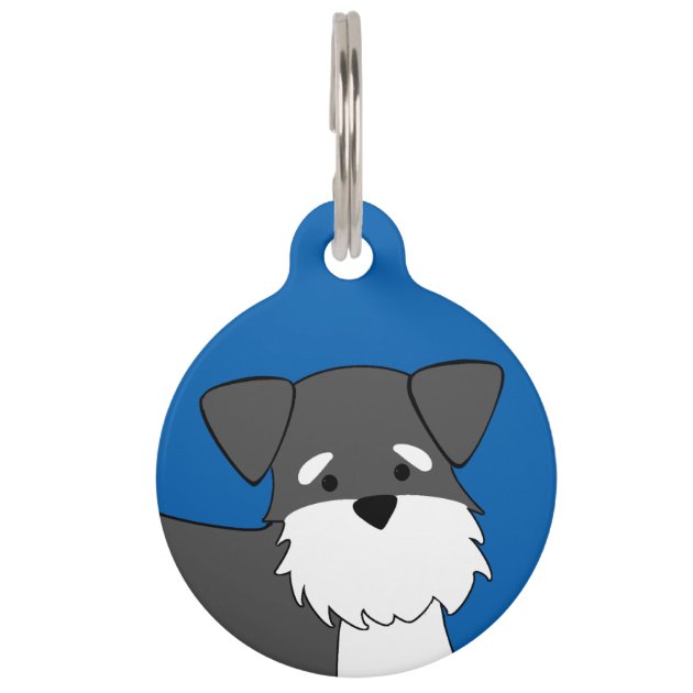 Schnauzer dog outlet tag