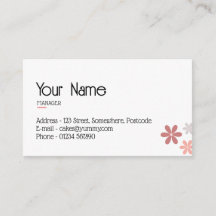 Customizable Minimalist Business Card Template
