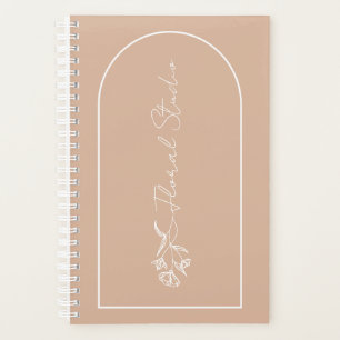 Customizable Minimalist Floral Studio Planner