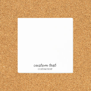 Customizable Minimalist Post-it Notes