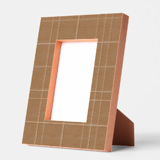Customizable Minimalist White Grid Texture Engraved Frames