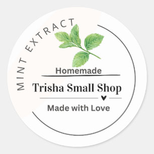 Customizable Mint Extract Label – Personalized Kit
