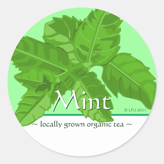 Customizable Mint Stickers (Front)