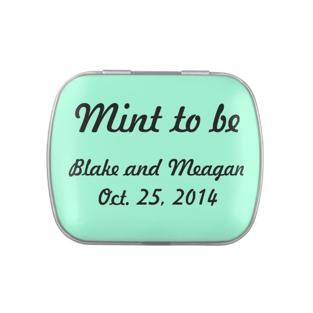 Customizable Mint To Be Candy Tin (Top)