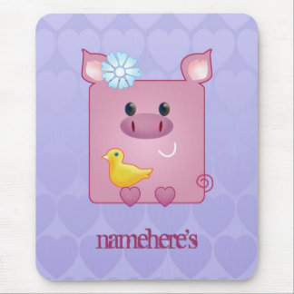 Customizable: Miss Piggy Mouse Pad