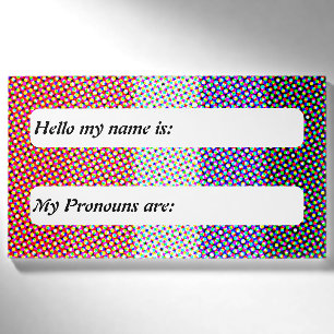 Customizable Mod Trippy Cupioromantic Pride Flag Name Tag