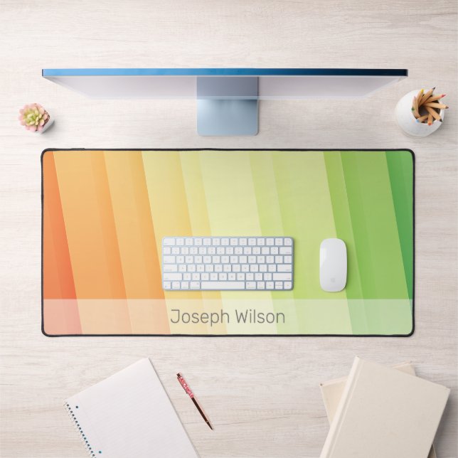 Customizable Modern Aesthetic Colorful Abstract Desk Mat (Office 1)