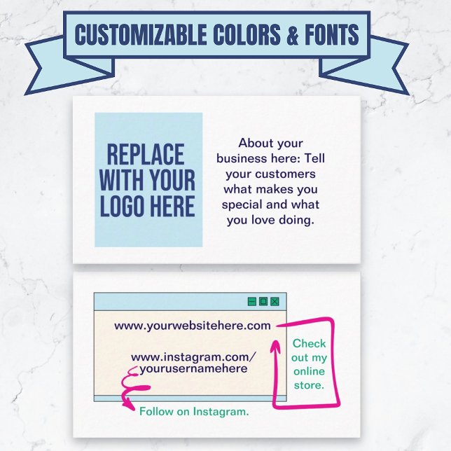 Customizable Modern Business Card (Customizable Modern Business Card)