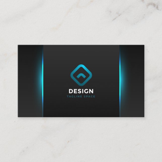 Customizable Modern Business Card Design | Profess (Front)