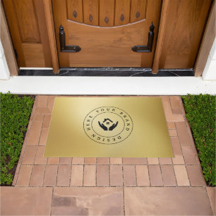 Customizable Modern Business Logo Doormat