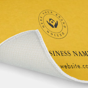 Customizable Modern Business Logo Rug Branding
