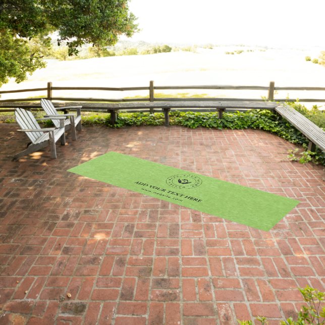 Customizable Modern Business Logo Rug | Branding (Insitu (Outdoor 3))