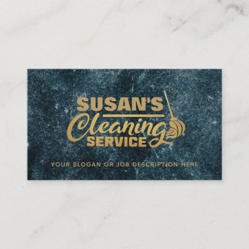 Customizable Modern Cleaning Business Cards