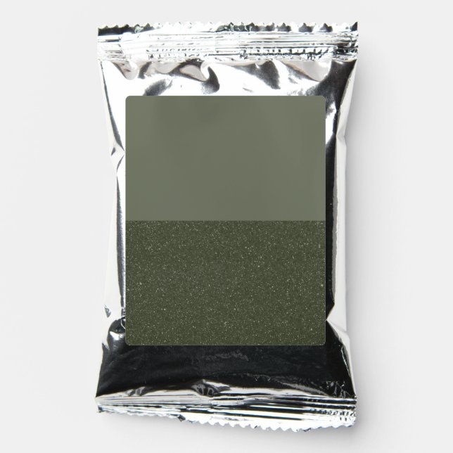 Customizable Modern Green Drink Mix Packet (Front)