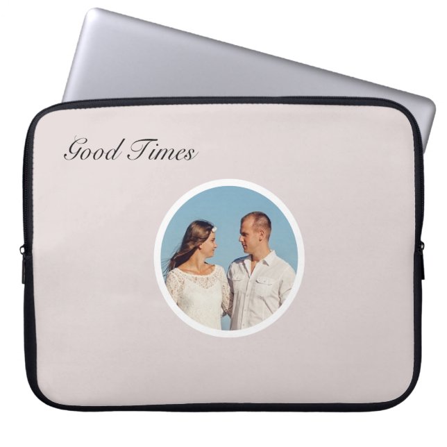 Customizable modern laptop sleeve (Front)