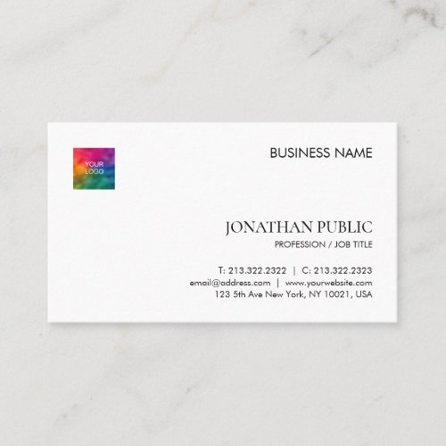 Customizable Modern Logo Template Professional Business Card