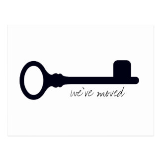 Customizable Modern Moving Announcement Postcard