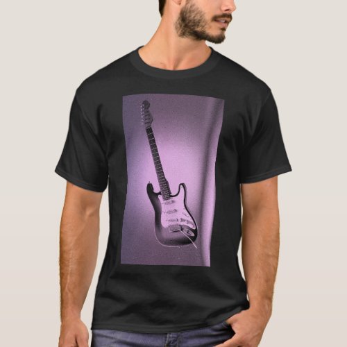 Customizable Modern Pop Art Electric Guitar T_Shirt