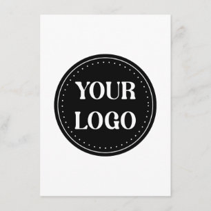 Customizable, modern, sleek & timeless enclosure card