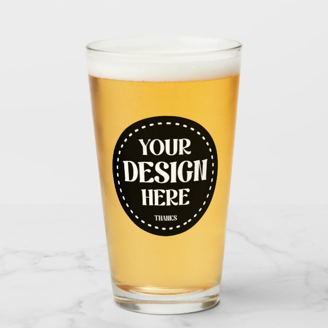 Customizable, modern, sleek & timeless glass (Front Filled)