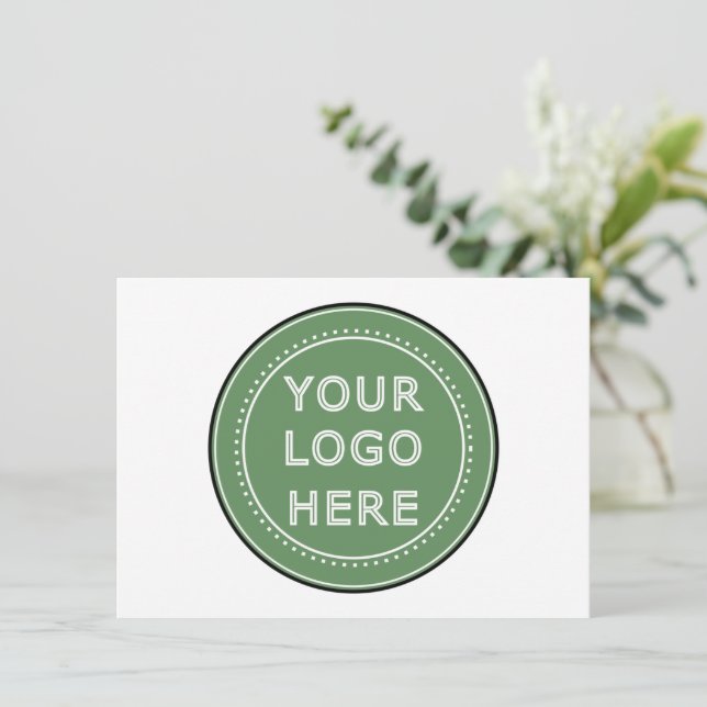 Customizable, modern, sleek & timeless invitation (Standing Front)