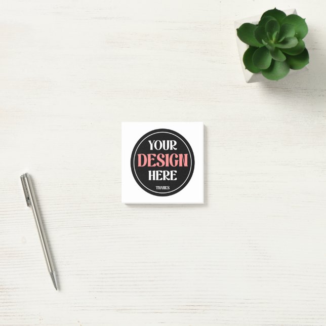 Customizable, modern, sleek & timeless post-it notes (Office)
