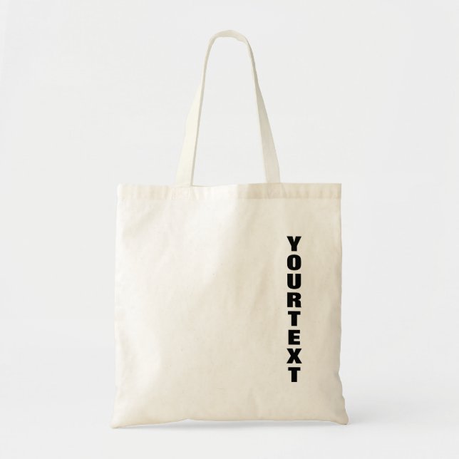 Customizable Modern Template Top Shopping Tote Bag (Front)
