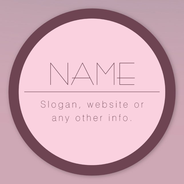 Customizable Modern Text w/Border Labels (Creator Uploaded)