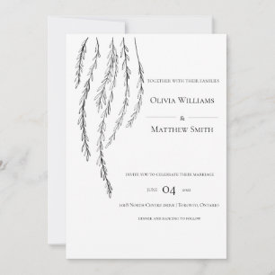 Customizable Modern Wedding Invitation 