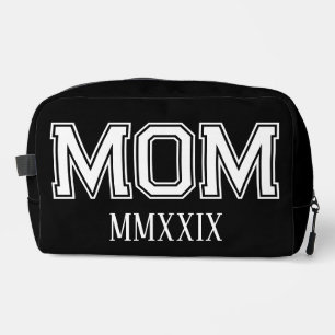Customizable 'Mom' Established Roman Numerals Gift Dopp Kit