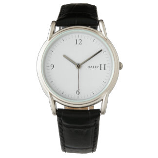 Customizable Monogram and Name Watch