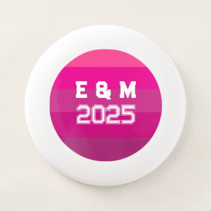 Customizable monogram and year Wham-O frisbee