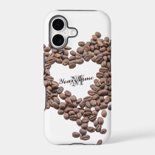 Customizable Monogram Coffeeholic phone case! iPhone 17 Case