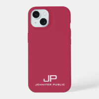 Customizable Monogram Name Template Viva Magenta
