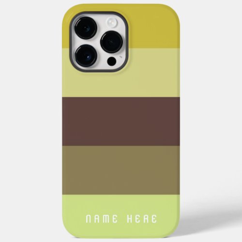 Customizable Monogram Name with ColorBlocks Design Case_Mate iPhone 14 Pro Max Case