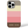 Customizable Monogram Name with ColorBlocks Design Case-Mate iPhone 14 Pro Max Case