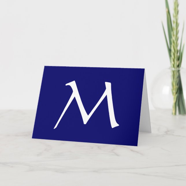 Customizable Monogram Notecards (Front)