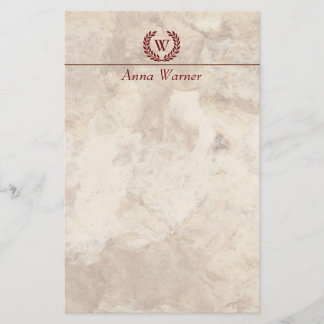 Customizable Monogram Stationery