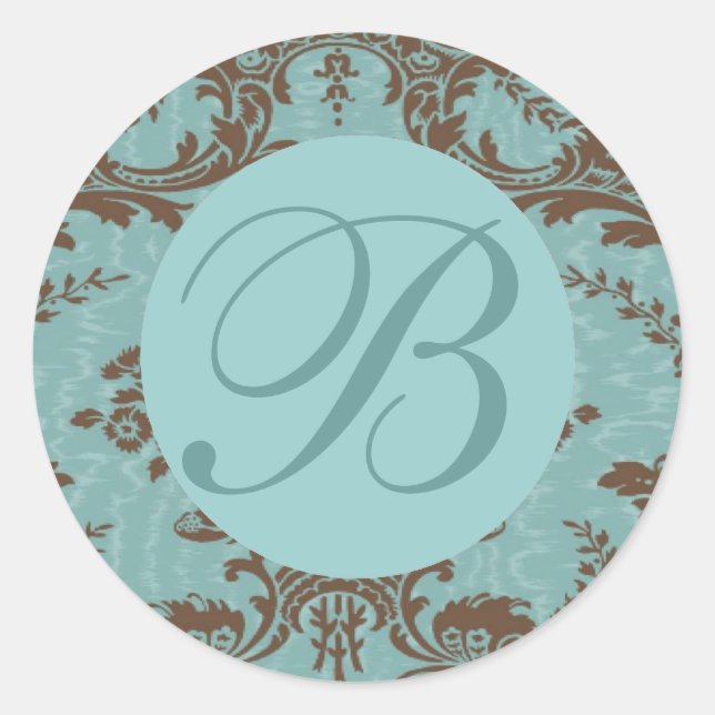 Customizable Monogram sticker (Front)