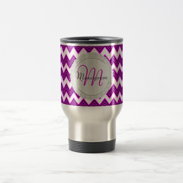 Customizable Monogram Travel Mug (Center)